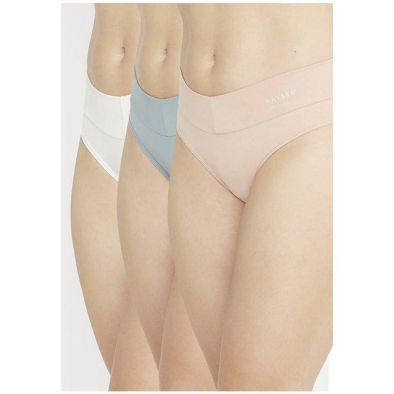 KAYSER - Pack 3x pantaleta algodón P31480-VER-L Kayser KAYSER