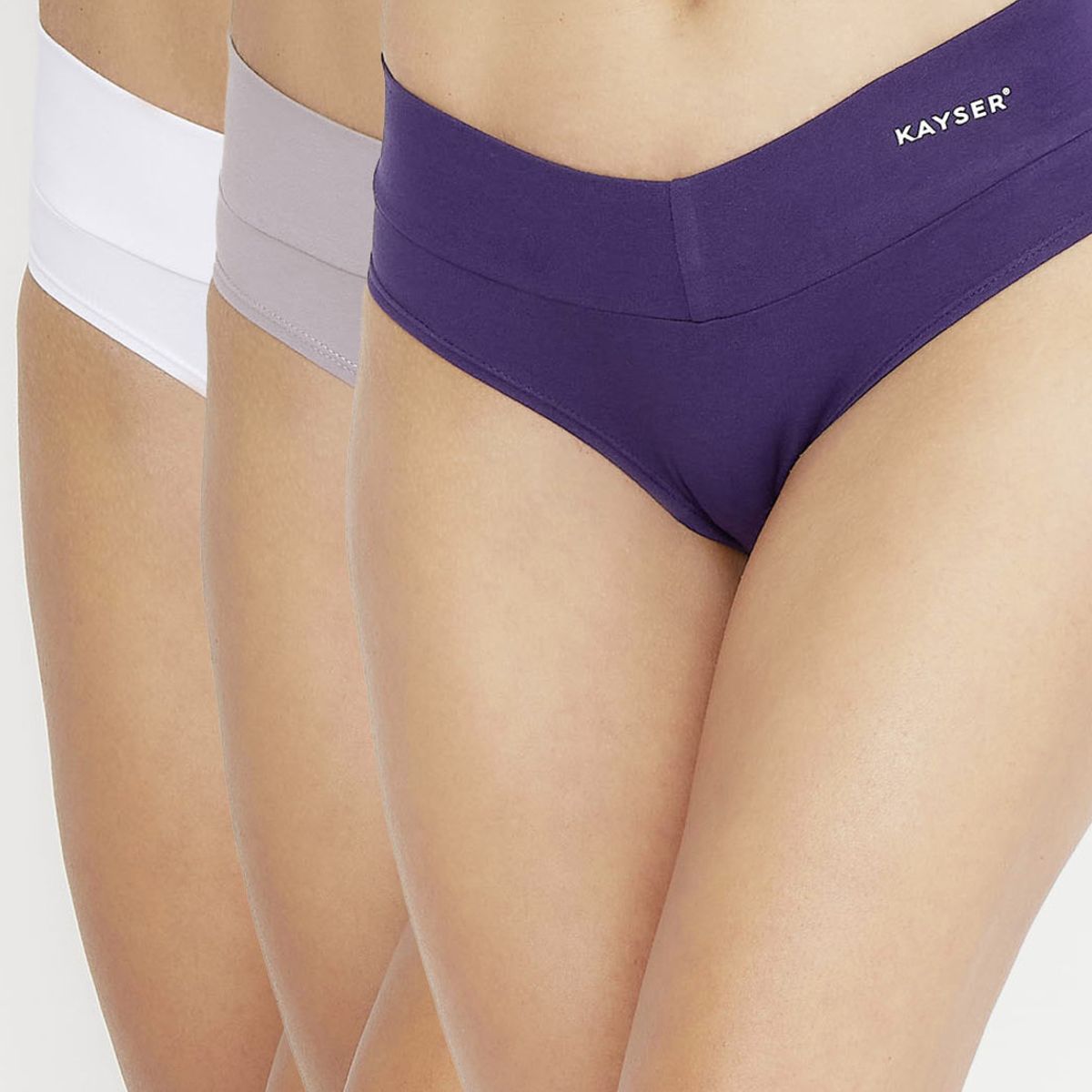 KAYSER - Pack 3x pantaleta algodón P31480-GRI Kayser KAYSER