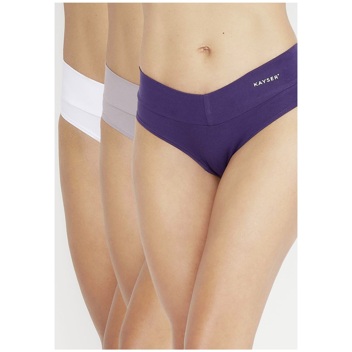 KAYSER - Pack 3x pantaleta algodón P31480-GRI Kayser KAYSER