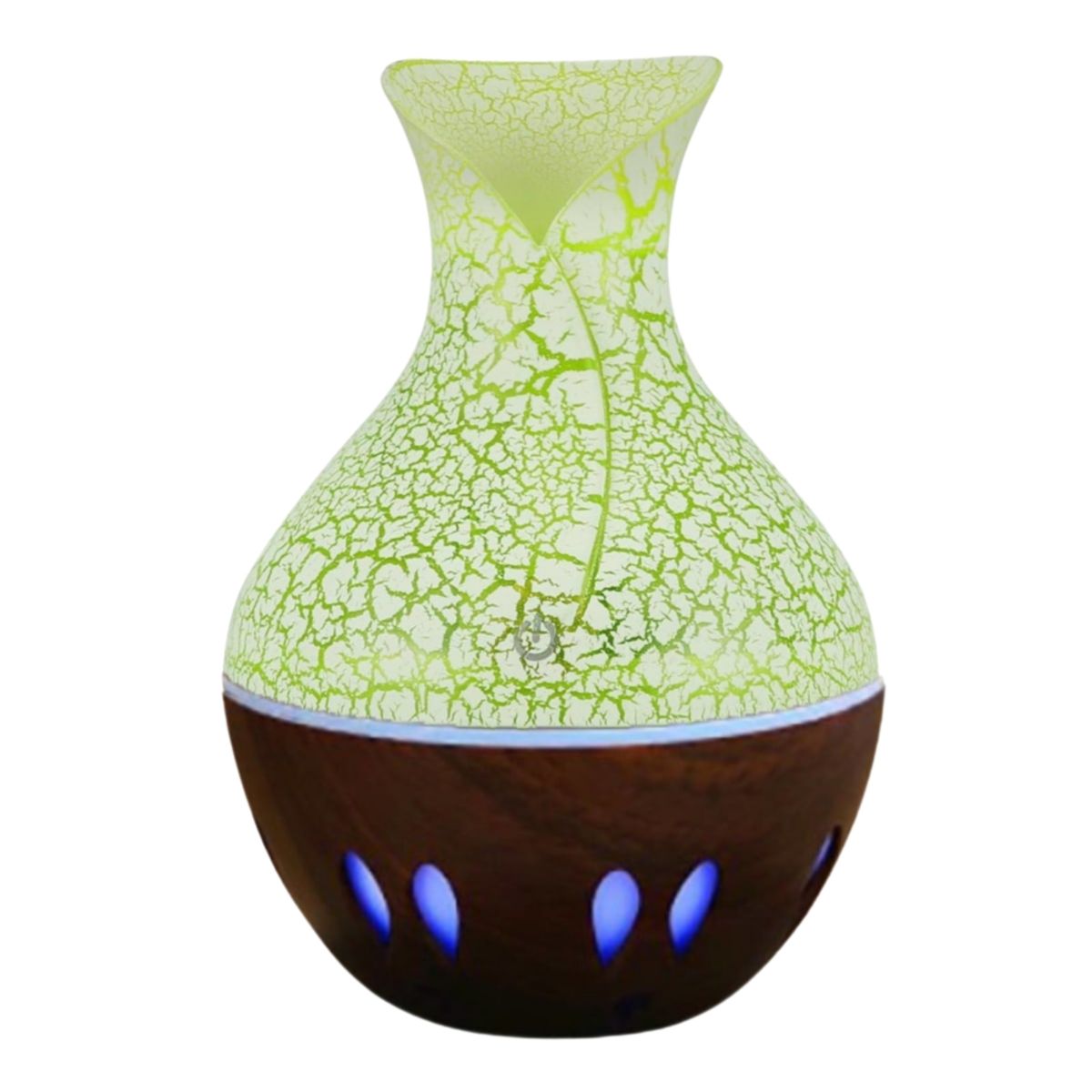 GENERICO - Humidificador Lampara 7 Colores 130ml Caoba Usb