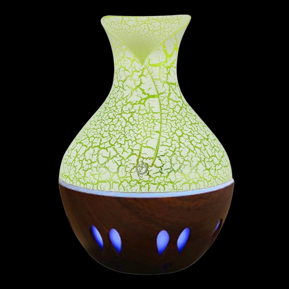 GENERICO - Humidificador Lampara 7 Colores 130ml Caoba Usb