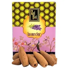 GENERICO - Conos de incienso Para Cascada Lavanda - Zed Black
