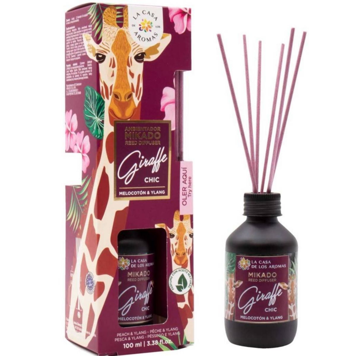 GENERICO - Mikado Ambientador Giraffe Chic - La Casa de los Aromas
