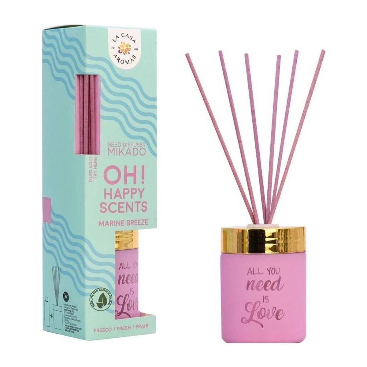 GENERICO - Ambientador Mikado Mensajes Marine Breeze - La Casa de los Aromas