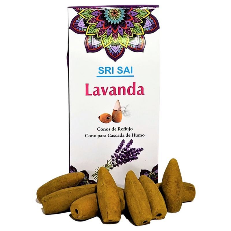 GENERICO - Conos de Incienso Cascada Lavanda - SRI SAI