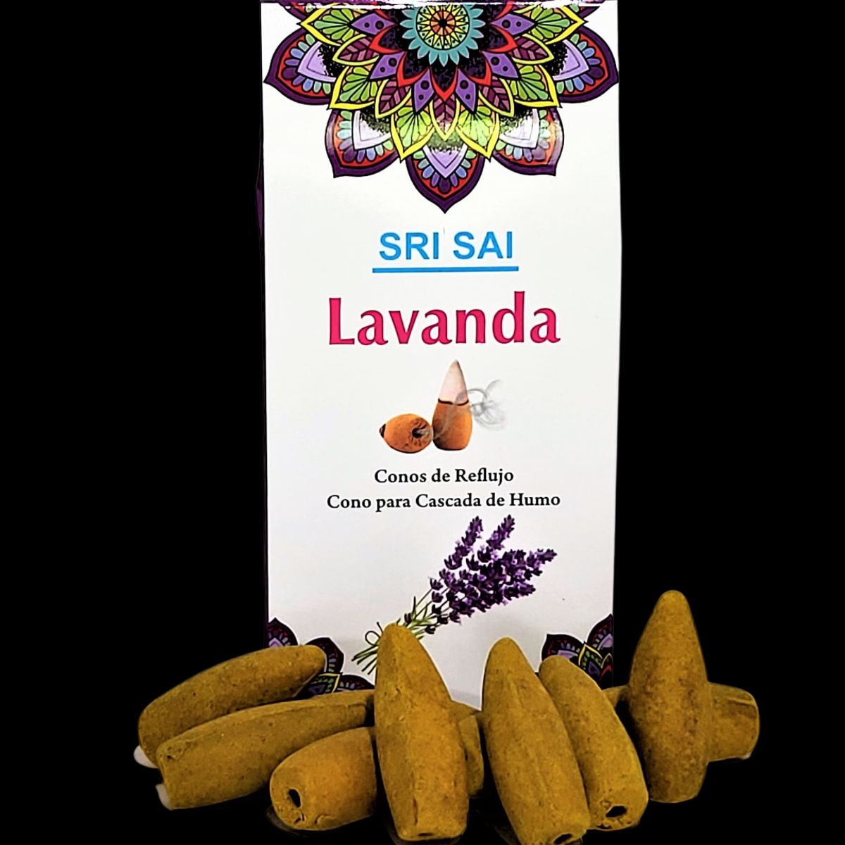 GENERICO - Conos de Incienso Cascada Lavanda - SRI SAI