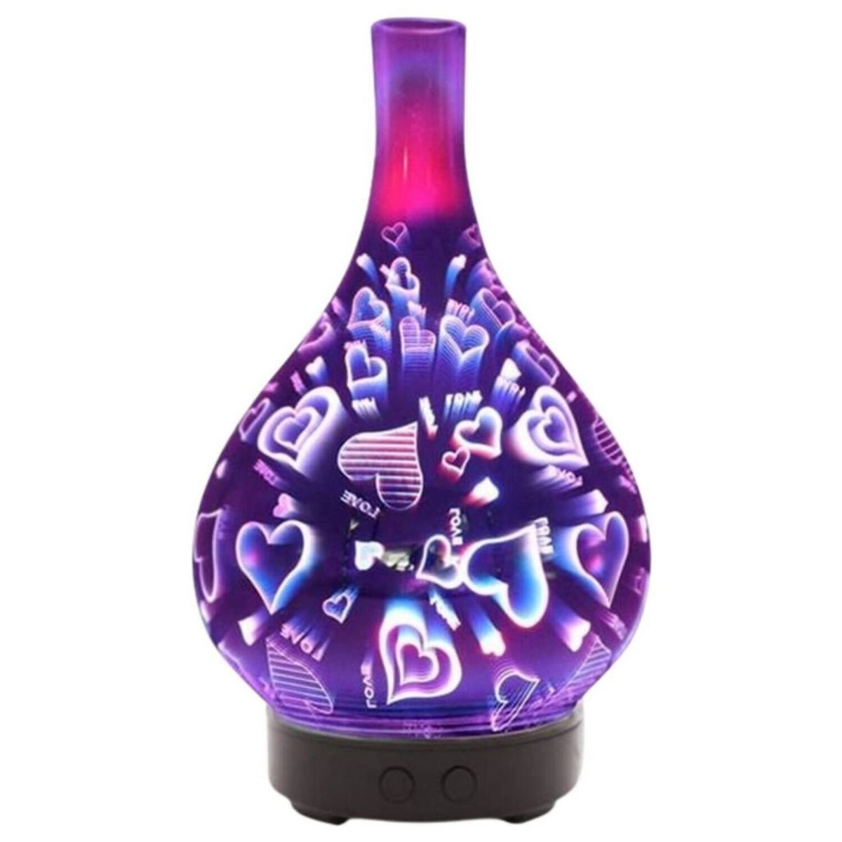 GENERICO - Humidificador Vidrio 3d Love 100ml