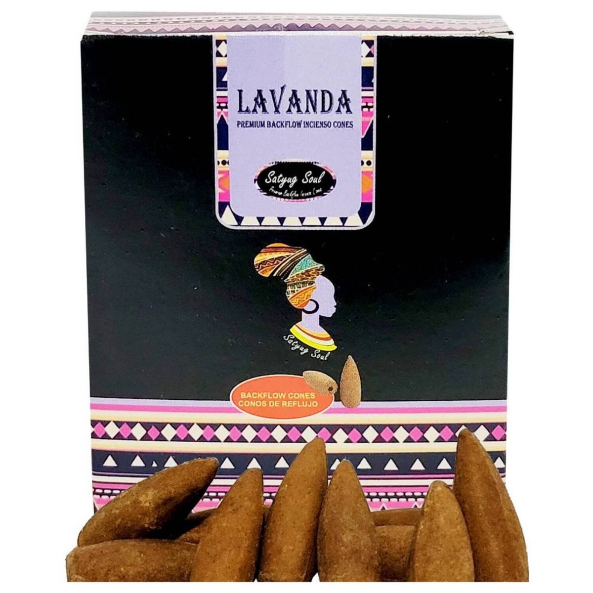 GENERICO - Conos de Incienso Cascada Lavanda - Satyug Soul