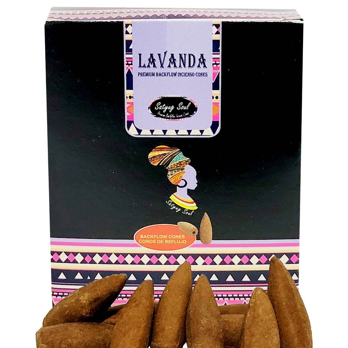 GENERICO - Conos de Incienso Cascada Lavanda - Satyug Soul