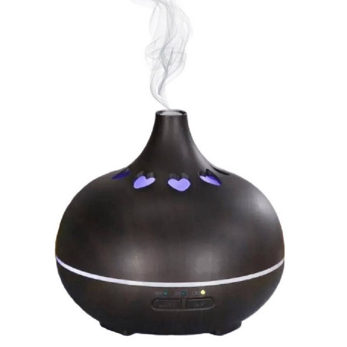 GENERICO - Humidificador Difusor 150ml Corazones Oscuro