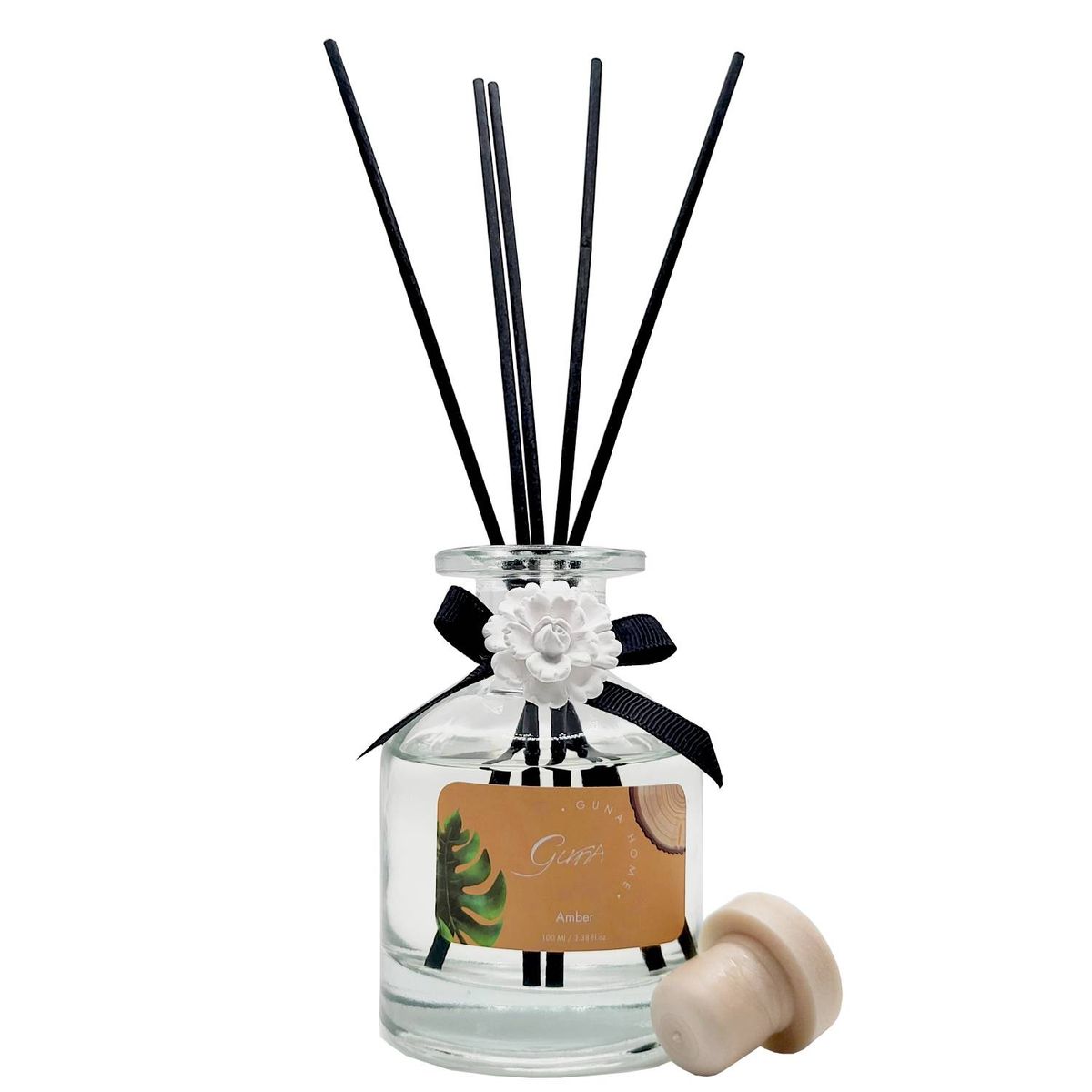 GENERICO - Difusor Varillas Recargable Ambar - Guna