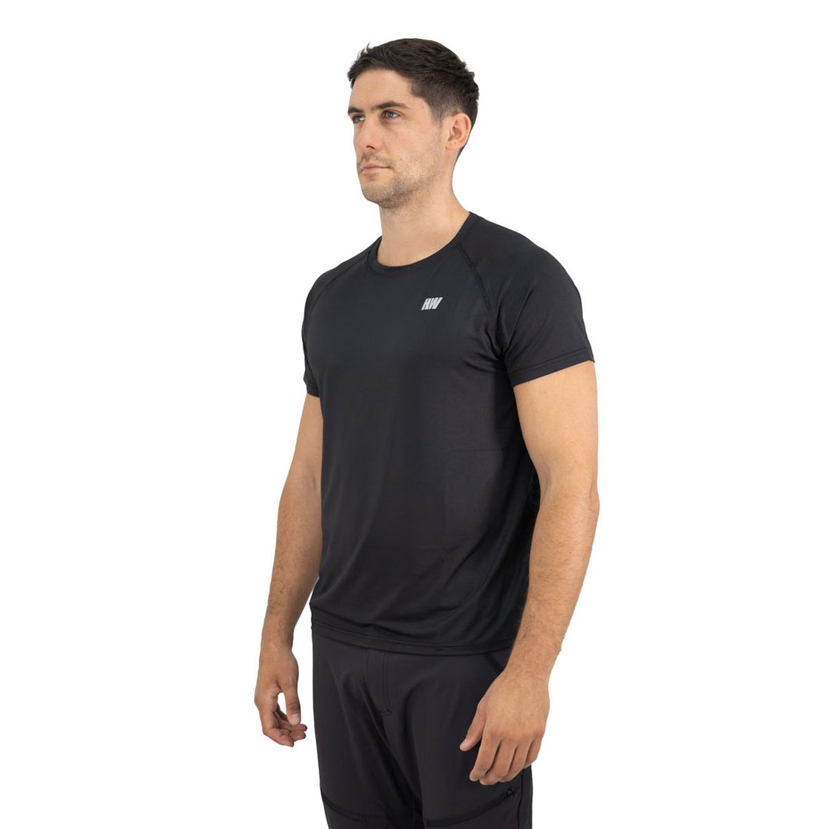 HARDWORK - Polera Dry Fit HW SPX Manga Corta Hombre Black