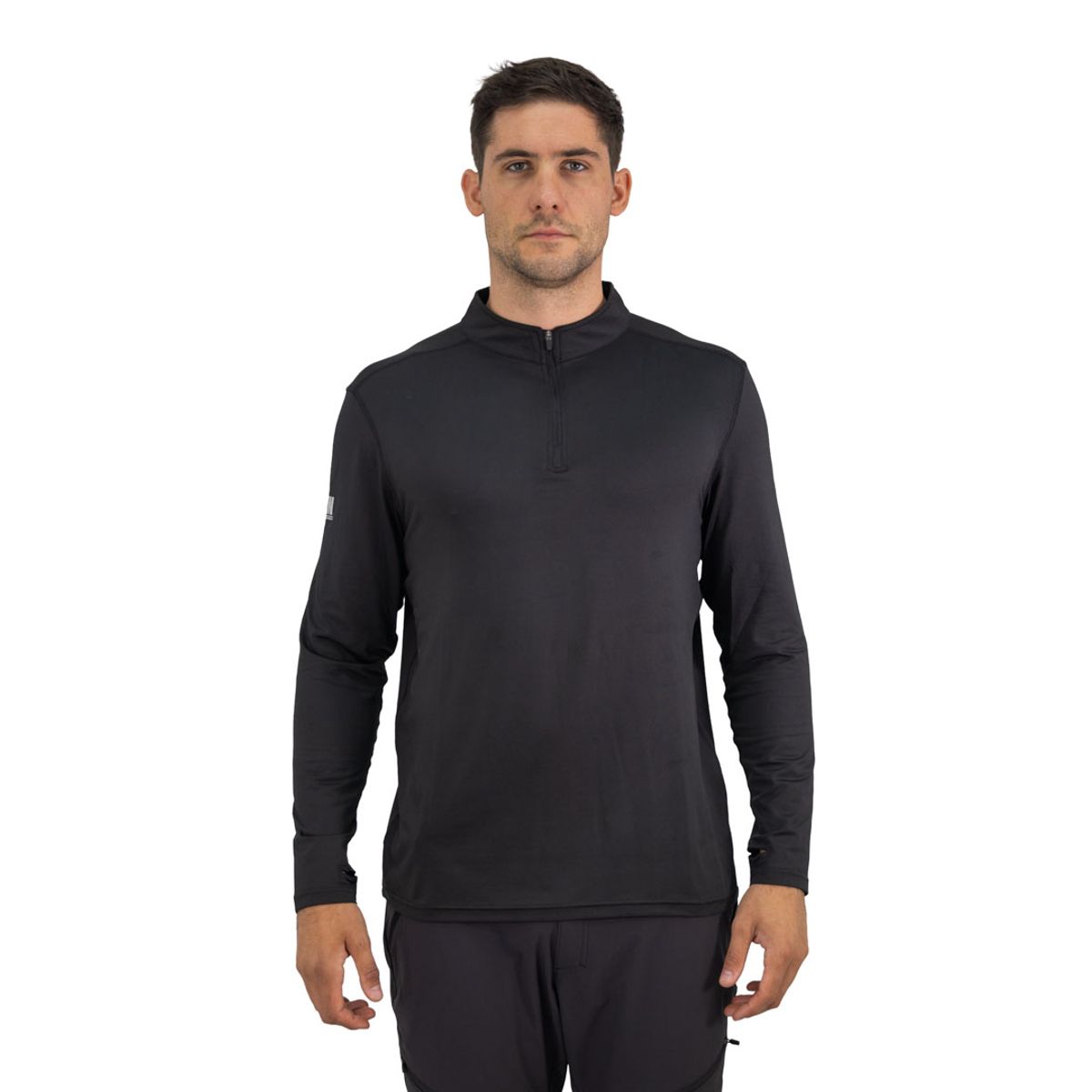 HARDWORK - Polera Dry Fit HW SPX Manga Larga Hombre Black