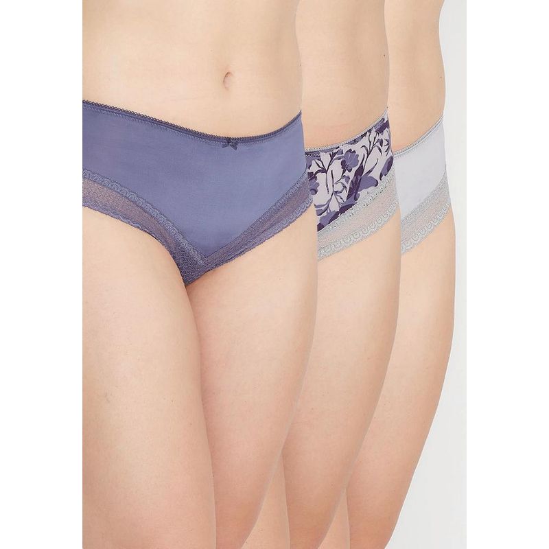 KAYSER - Pack 3x pantaleta microfibra P314.024-GRI3 Kayser KAYSER