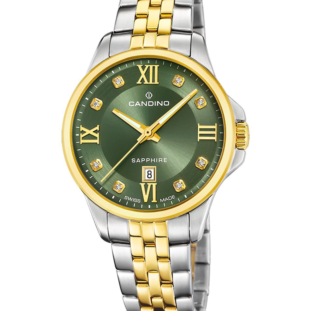 CANDINO - Reloj C4767/4 Candino Swiss Verde Mujer Couples Classic