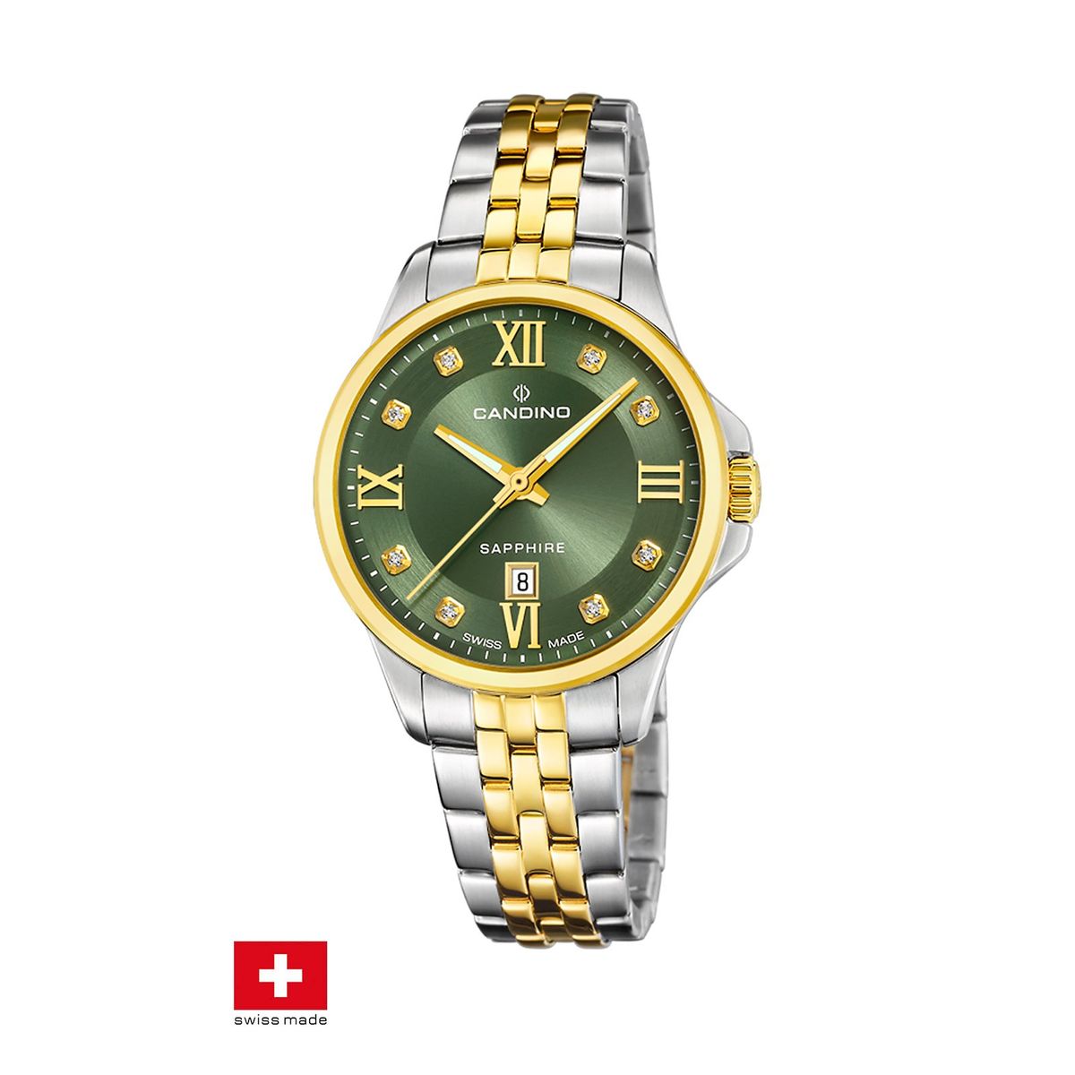 CANDINO - Reloj C4767/4 Candino Swiss Verde Mujer Couples Classic