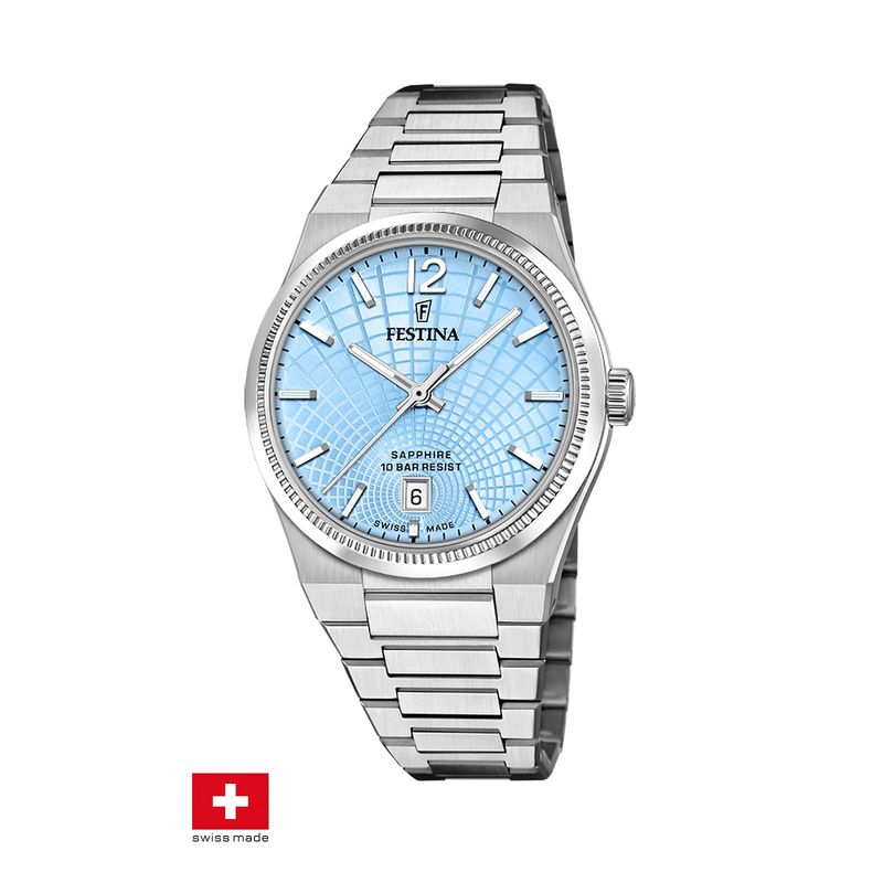 FESTINA SWISS - Reloj F20052/5 Festina Swiss Azul Mujer Rive Collection