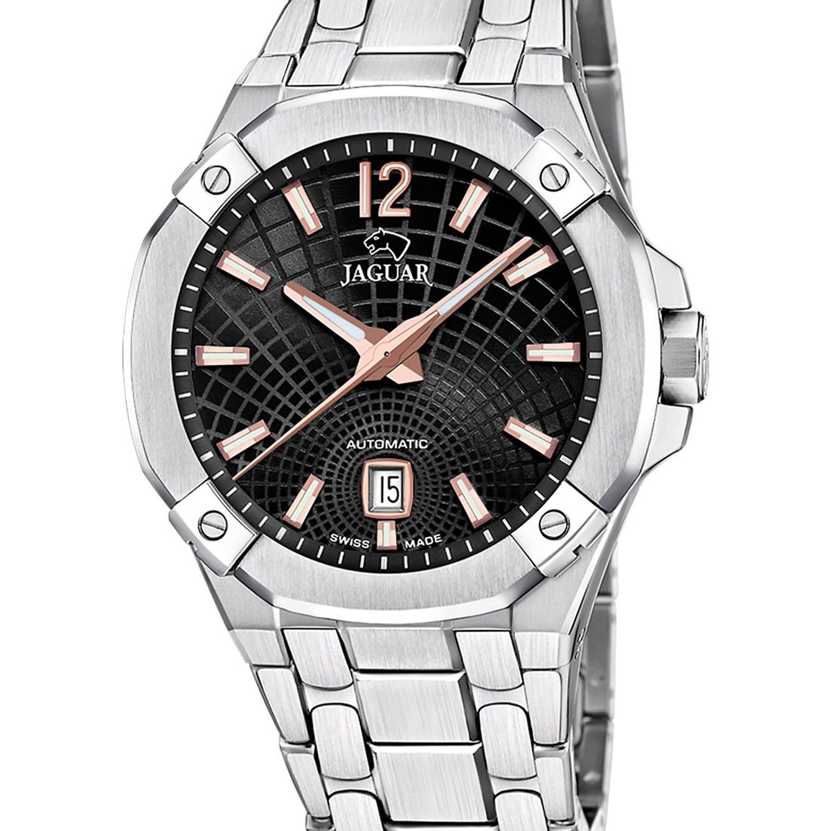 JAGUAR - Reloj J1029/4 Jaguar Swiss Negro Hombre Automático