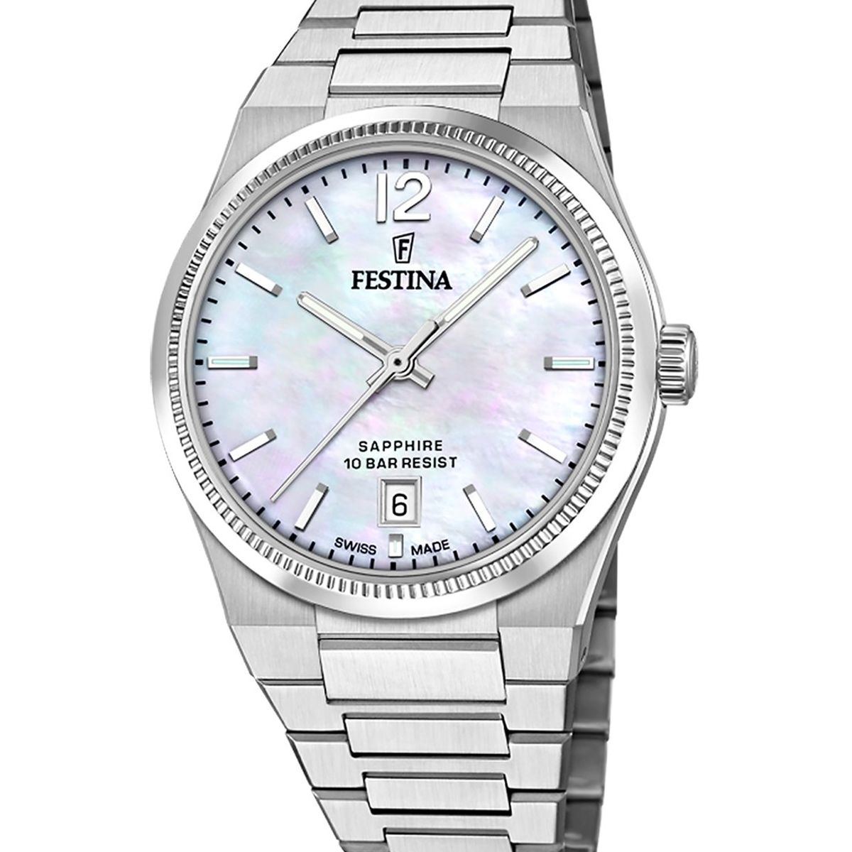 FESTINA SWISS - Reloj F20052/1 Festina Swiss Beige Mujer Rive Collection