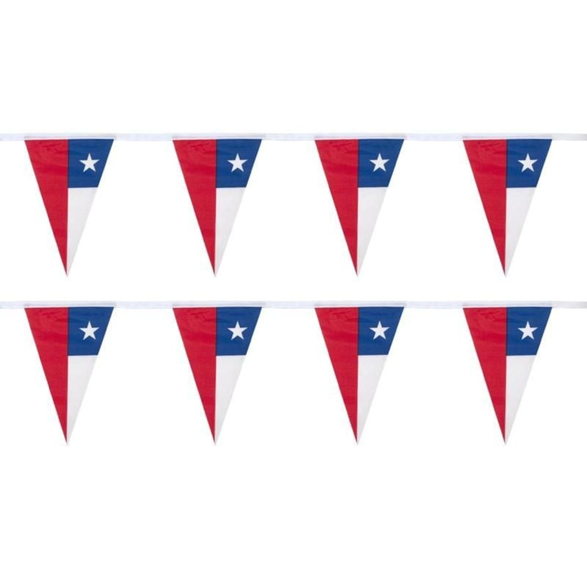 GENERICO - Banderines Chile Triangular Fiestas Patrias 8mts