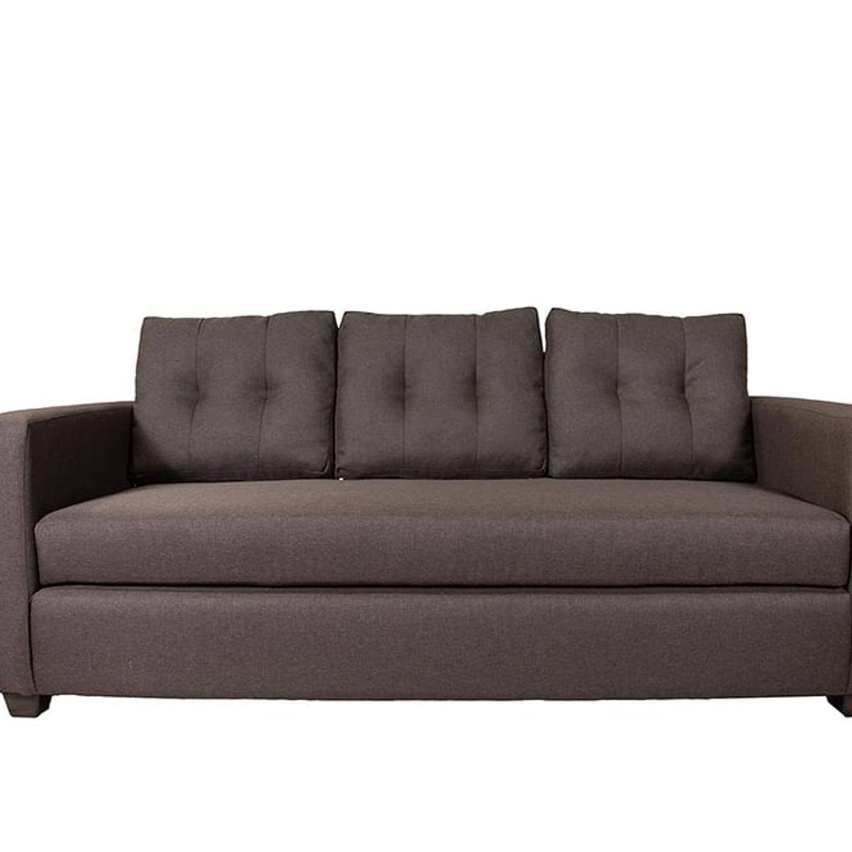 GENERICO - SOFA 2 POUF POLARIS TELA CAFÉ