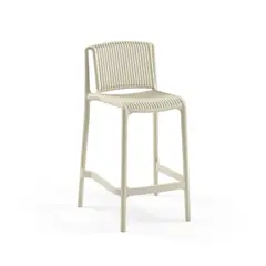 ROCA NEGRA - Taburete Nes Beige 65CM de polipropileno reforzado con fibra de vidrio