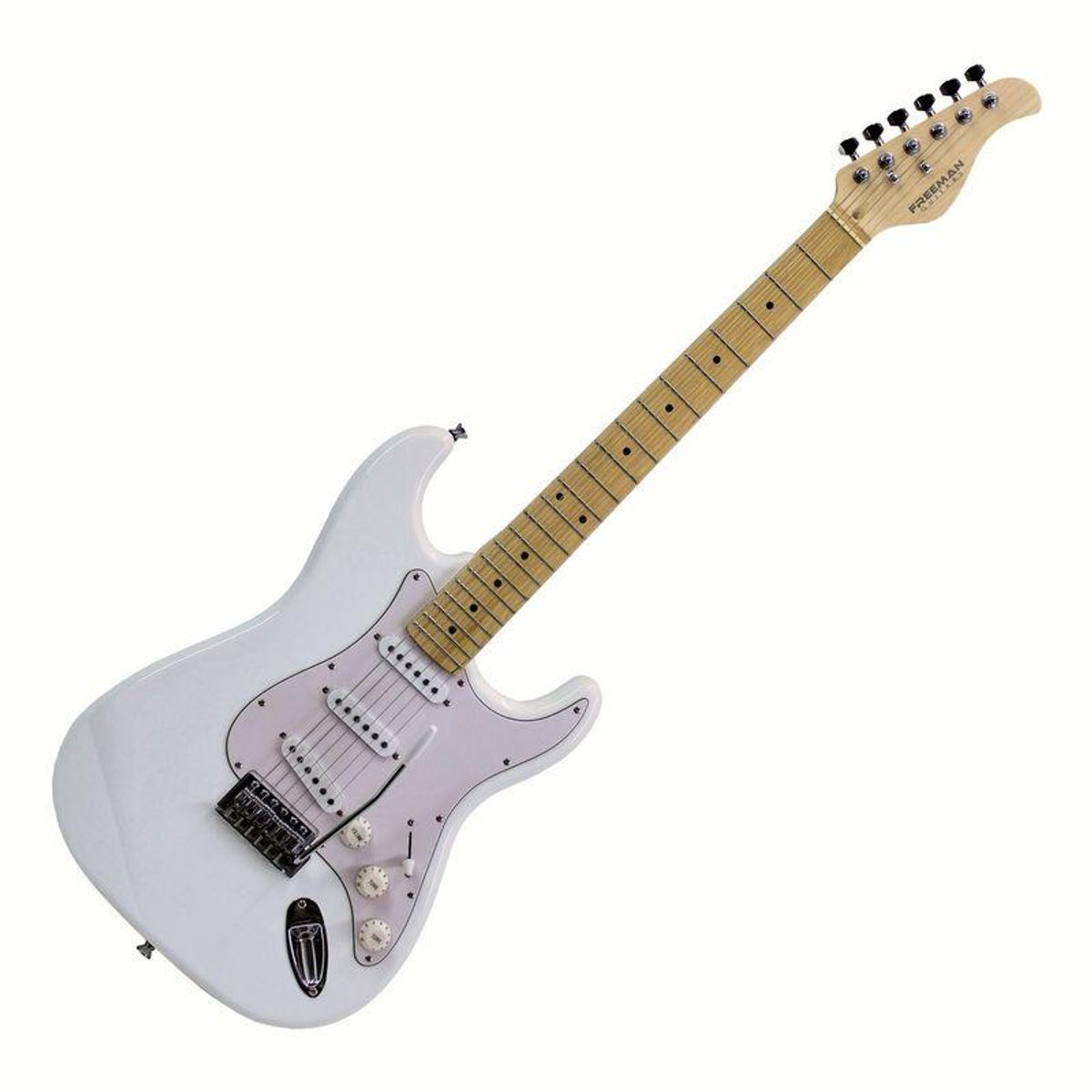 FREEMAN - Guitarra Eléctrica Freeman Stratocaster SST-311 - Blanca