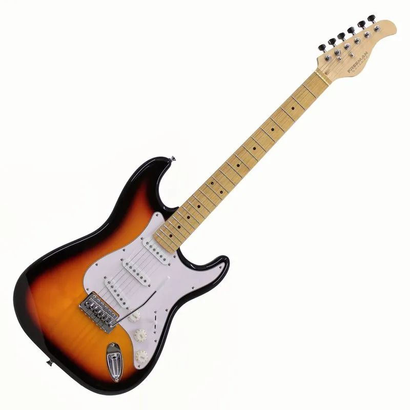 FREEMAN - Guitarra eléctrica Freeman Stratocaster SST-311 Sunburst