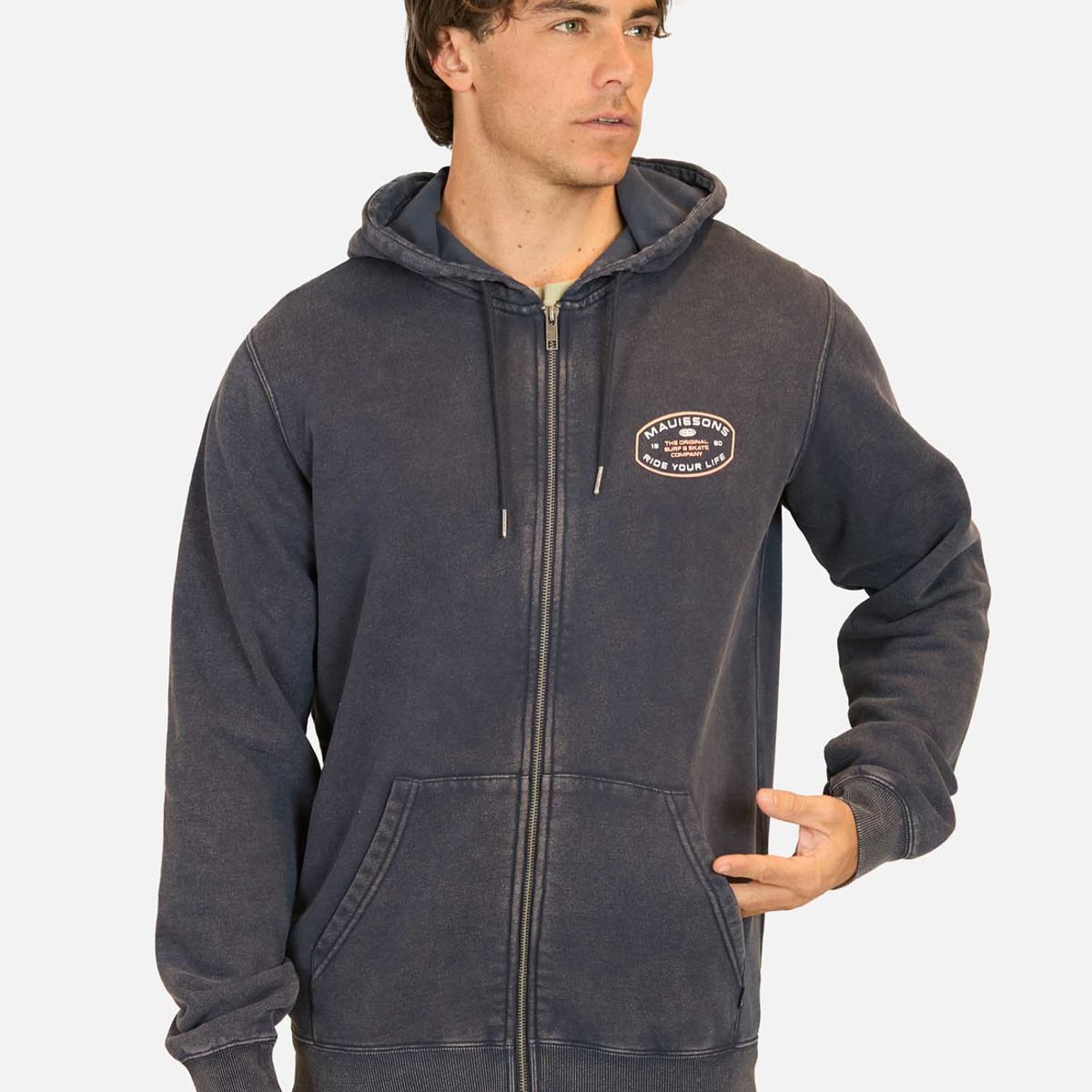 MAUI AND SONS - Poleron The Original Surf And Skate Hoddies Azul Hombre Maui And Sons