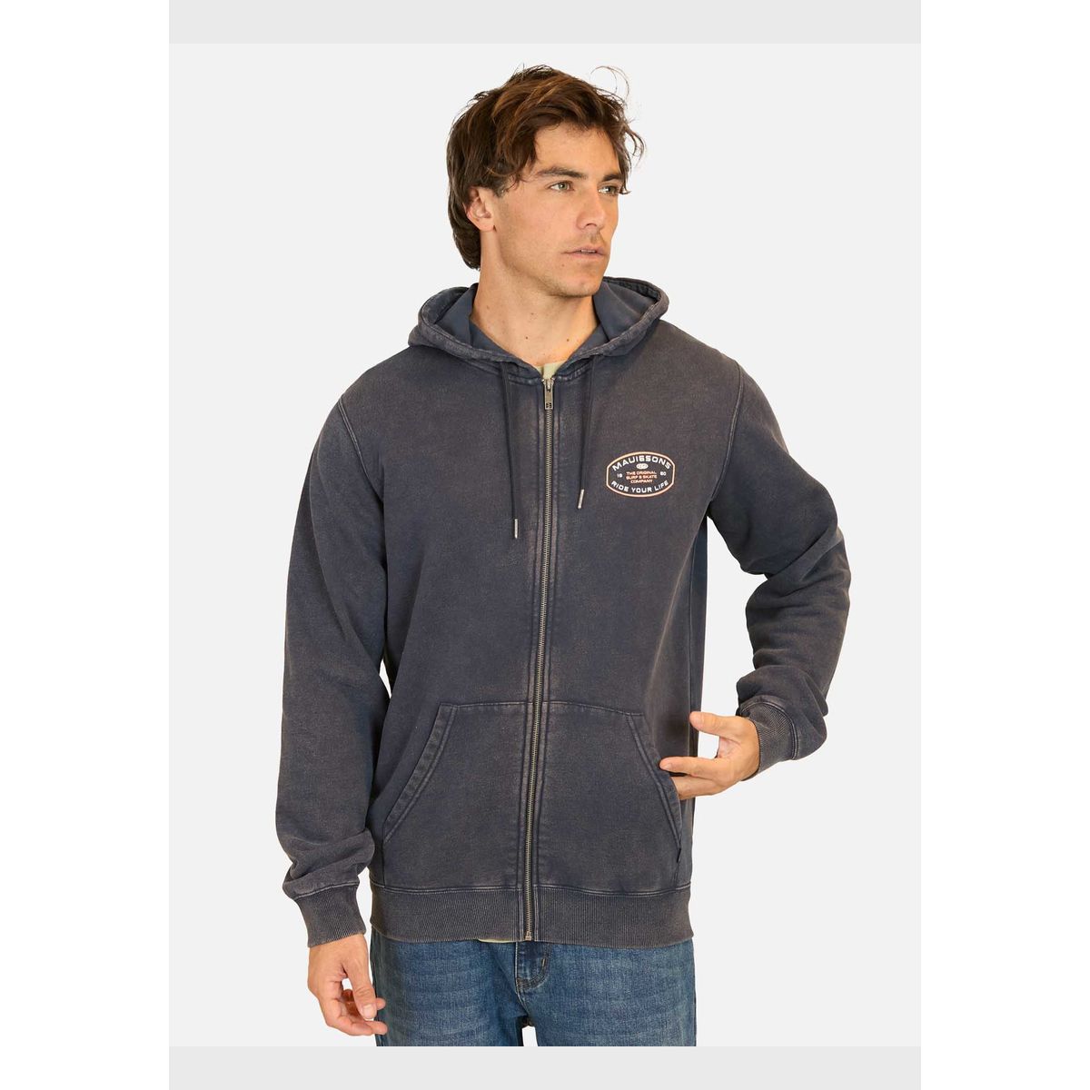 MAUI AND SONS - Poleron The Original Surf And Skate Hoddies Azul Hombre Maui And Sons