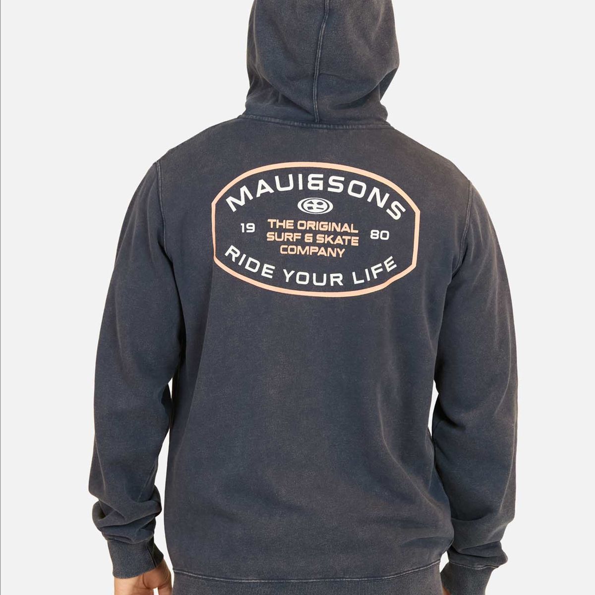 MAUI AND SONS - Poleron The Original Surf And Skate Hoddies Azul Hombre Maui And Sons