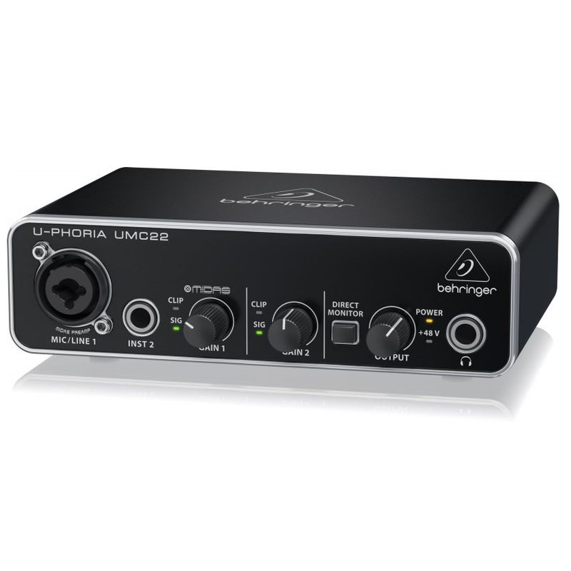 BEHRINGER - Interfaz de audio Behringer modelo UMC-22