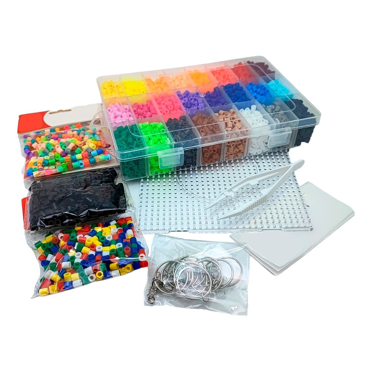 JM - Pack Mostacillas Planchables Hama 5 Mm 24 Col 5000 Beads