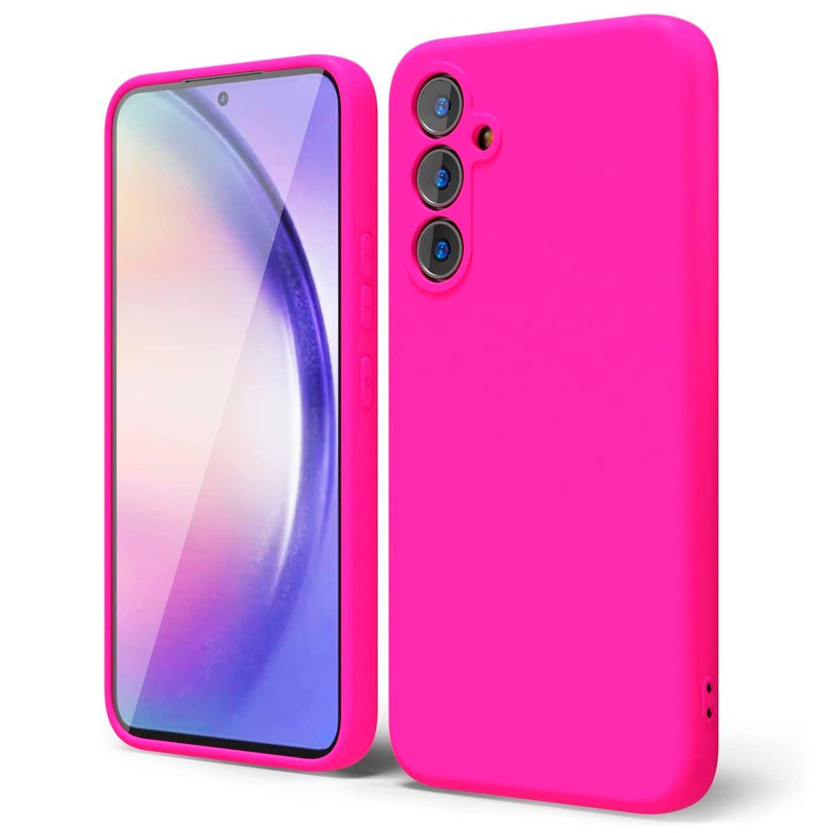 JOIGO - Carcasa Para Samsung A14 Goma Fucsia
