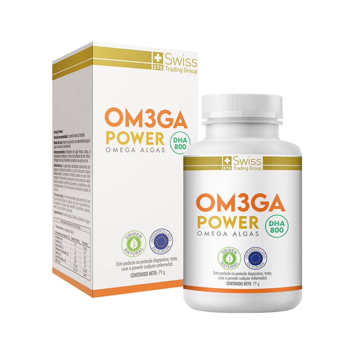 OM3GA POWER - Omega 3  DHA 800 mg Om3ga Power