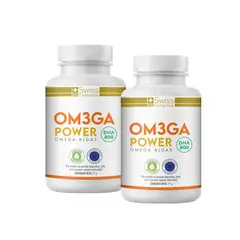 SWISS NATURE LABS - Om3ga Power 2 Frascos con 60 Capsulas cada uno