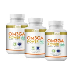 SWISS NATURE LABS - Om3ga Power 3 Frascos con 60 Capsulas cada uno