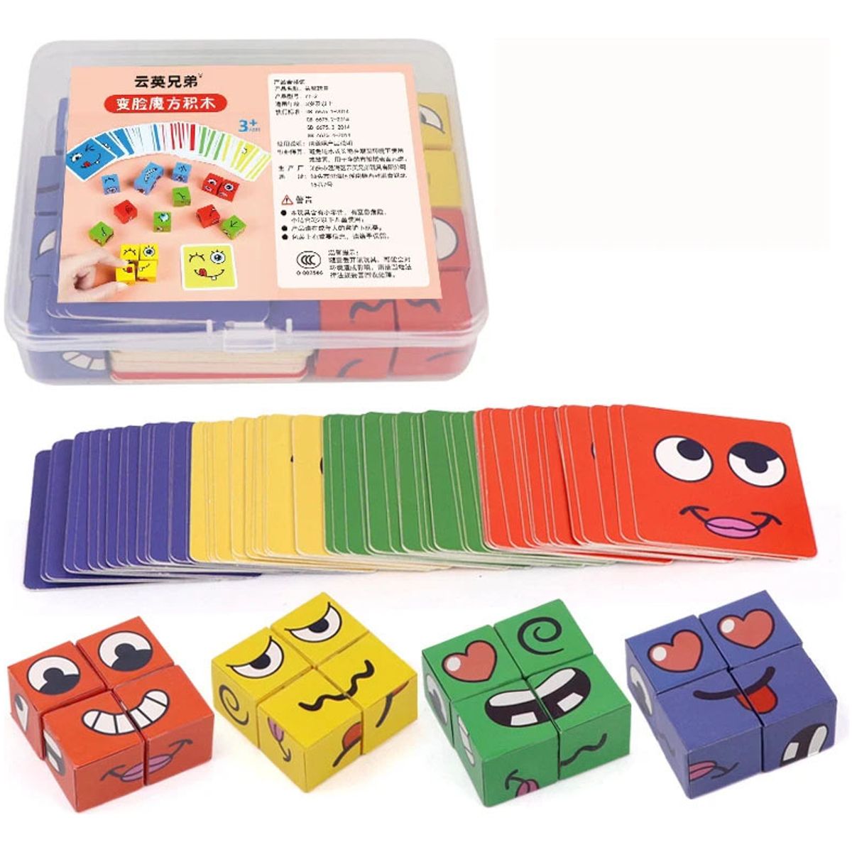 GENERICO - Set Mini Cubos Bloques De Emociones