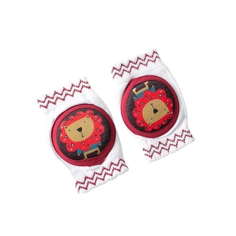 GENERICO - Par Rodillera Gateo Bebe Antideslizante Transpirable Marron