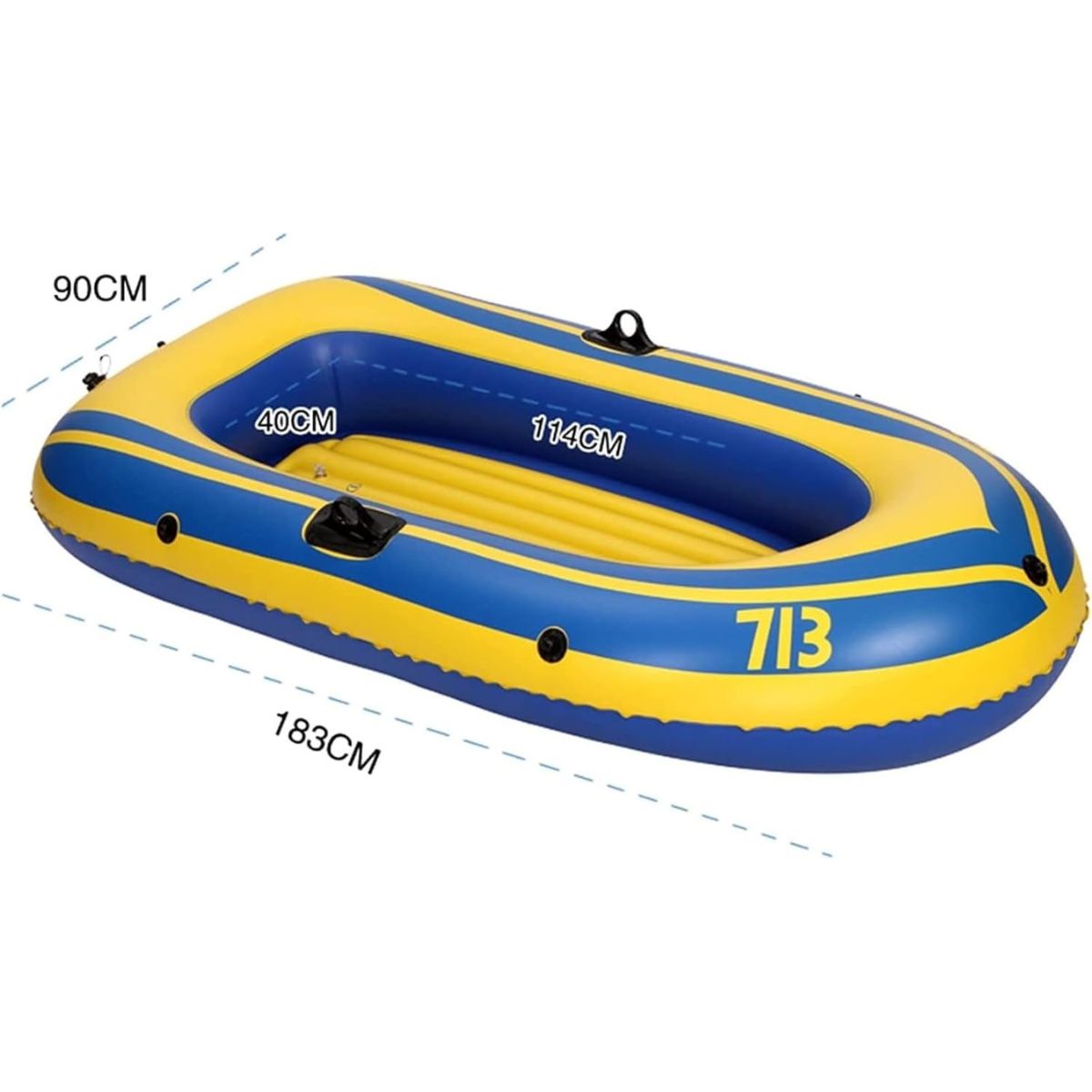 GENERICO - Bote Inflable para 2 Personas