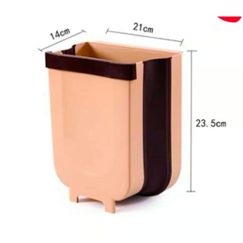GENERICO - Basurero Plegable Cocina Papelera
