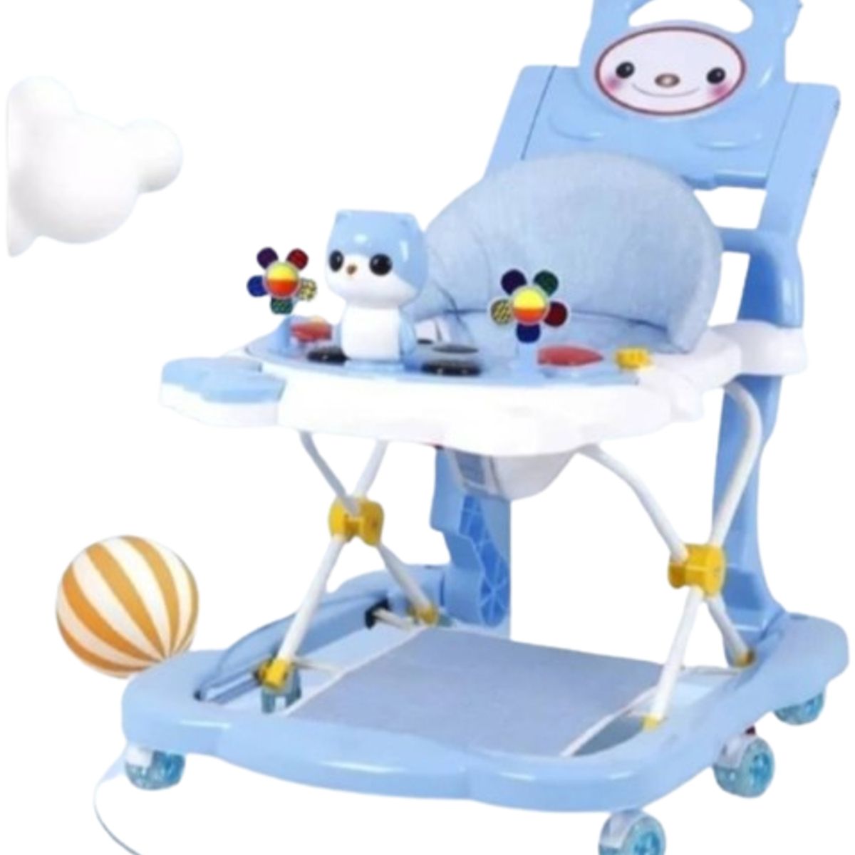 GENERICO - Andador Caminador Musical  Para Bebe / Celeste