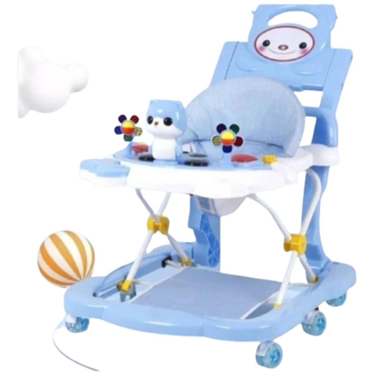 GENERICO - Andador Caminador Musical  Para Bebe / Celeste