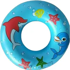 GENERICO - Flotador de Delfín para playa 80 cm