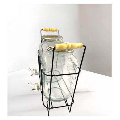 Imagen 2 del producto Dispensador De Bebidas Con Atril Dispensadores Dobles 3 8l