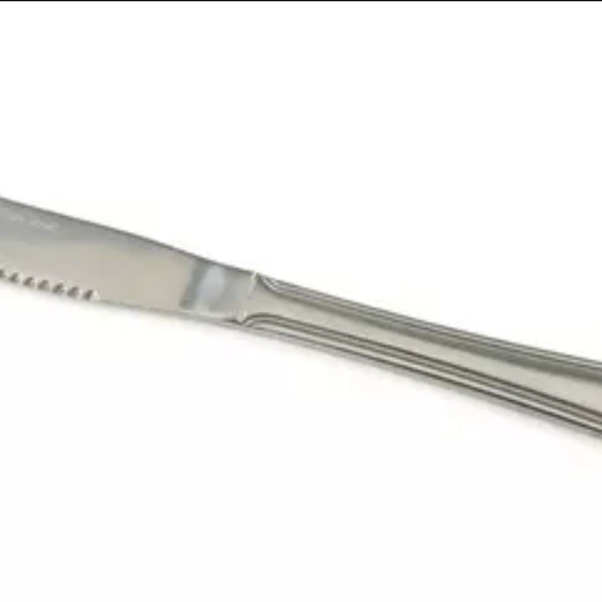 GENERICO - Pack 12 Cuchillos De Carne Acero Inoxidable