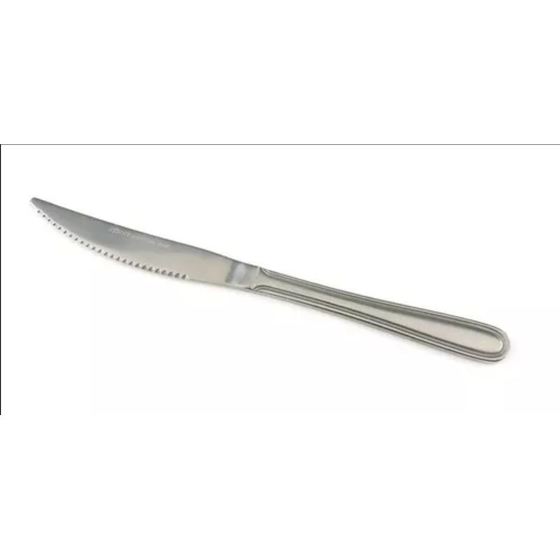 GENERICO - Pack 12 Cuchillos De Carne Acero Inoxidable