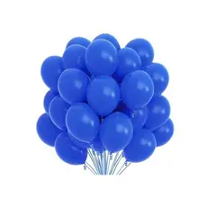 GENERICO - Set De 100 Globos Azules