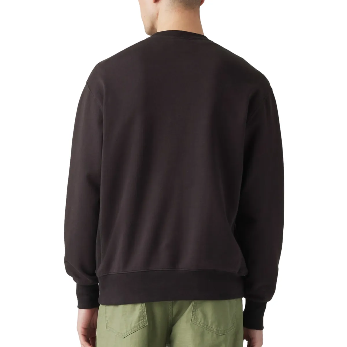 LEVIS - Polerón Hombre Authentic Crew Negro Levis