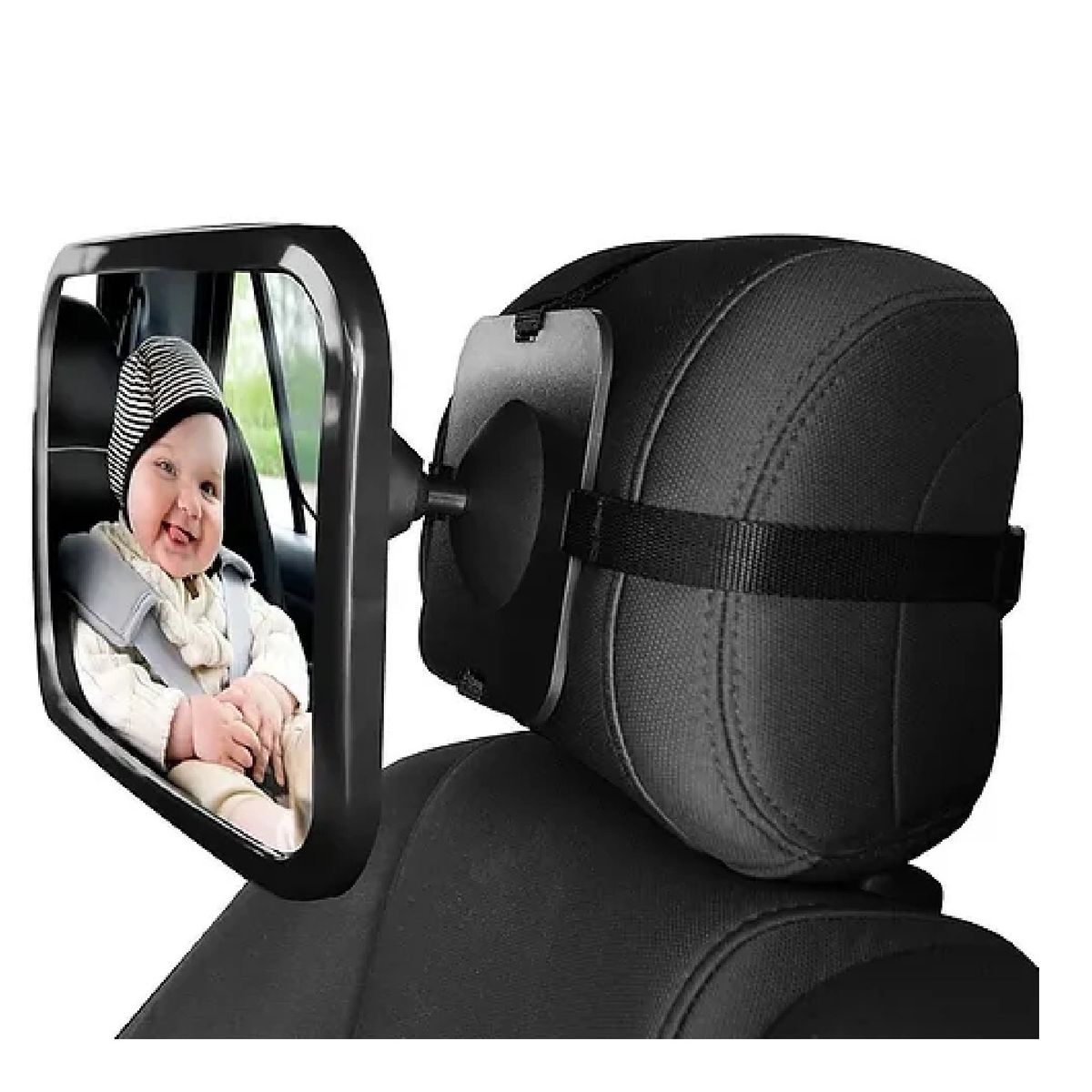 ANGELES DEL HOGAR - Espejo Para Auto XL Baby Mirror 360 universal Bebe